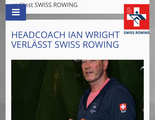 HEAD COACH IAN WRIGHT LEAVES SWISS ROWING: An Era Ends, a Legacy of Success Remains